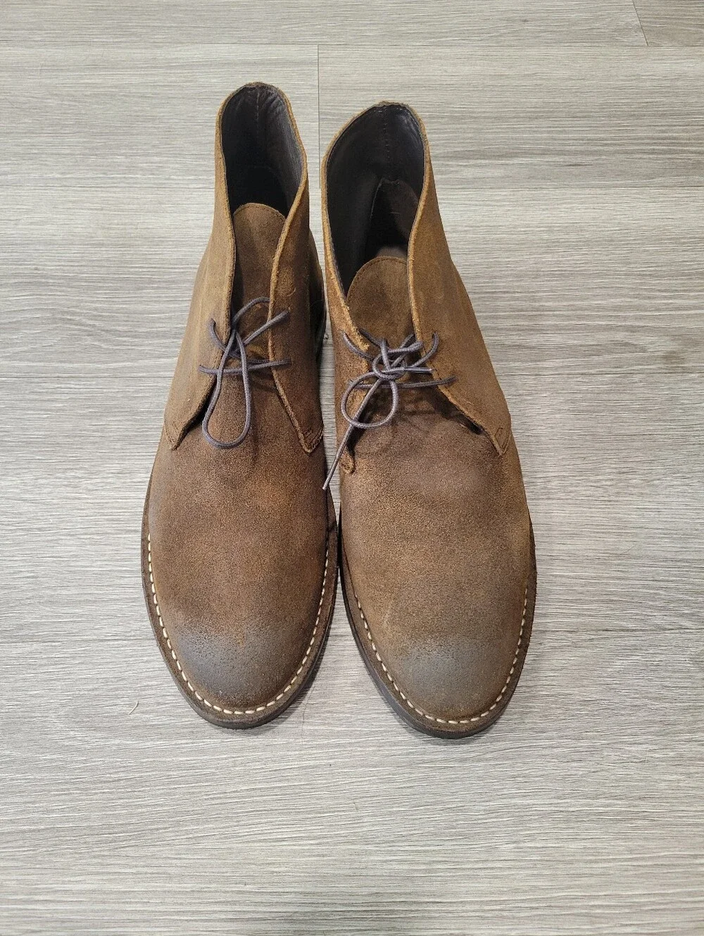 Thursday Boots Co. Mocha Brown Suede Scout Chukka Rustic Boots Size 12